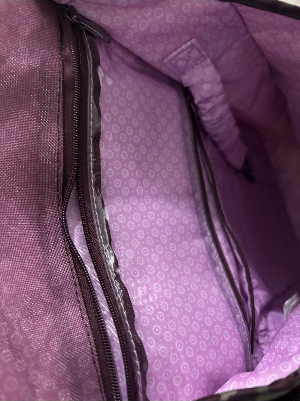 lug Olive and Plum Leopard Print Crossbody Bag - Picture 10 of 13
